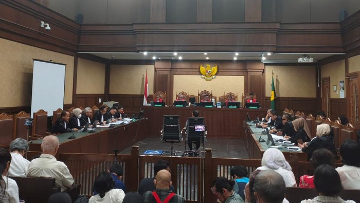 Sidang Pemeriksaan Nadiem Makarim (Kurniawan/detikcom)