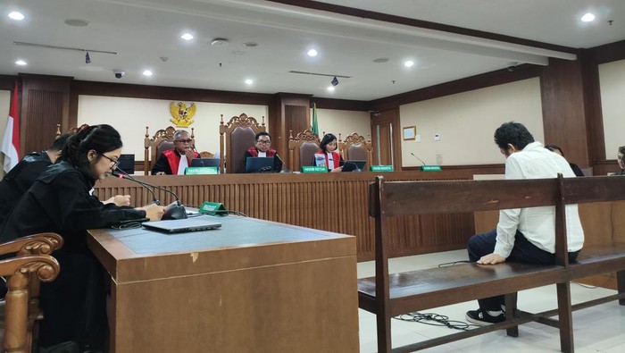 Sidang tuntutan Direktur Utama (Dirut) PT Terra Drone Indonesia, Michael Wisnu Wardhana (Kurniawan/detikcom)
