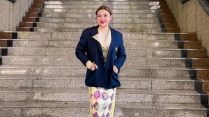 Ya aku sih fleksibel aja ya, misal yang bikin anak-anak sekolah dan sponsornya gak banyak, suka gak tega gitu aku, ya sudah biasanya, ungkap Vicky Shu di studio No Secret, Trans TV, Jakarta Selatan, Rabu (26/8/2026). Foto: dok Instagram vickyshu