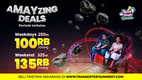 Saatnya Main Seru di Long Weekend! Trans Studio Cibubur Promo Rp 100 Ribuan