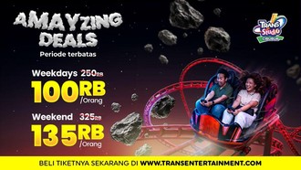 Saatnya Main Seru di Long Weekend! Trans Studio Cibubur Promo Rp 100 Ribuan