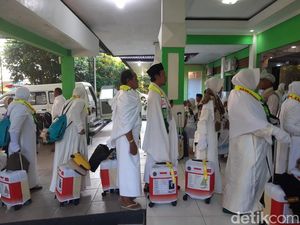 Kloter Sapu Jagat Embarkasi Haji Solo Terbang ke Tanah Suci Hari Ini