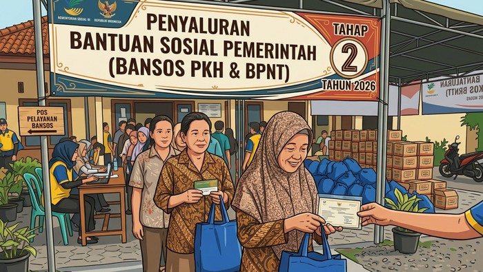 Kriteria penerima bansos 2026 lengkap cara ukur desilnya. 