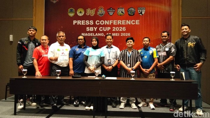 Jumpa pers SBY Cup 2026 di Artotel Leguna Magelang, Selasa (12/5/2026).