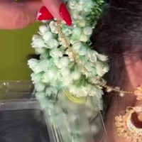 Viral Reaksi Pengantin Saat Ulat Muncul dari Balik Sanggul Roncean Melati