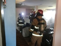Ruang Arsip Polres Pelabuhan Tanjung Perak Surabaya Terbakar