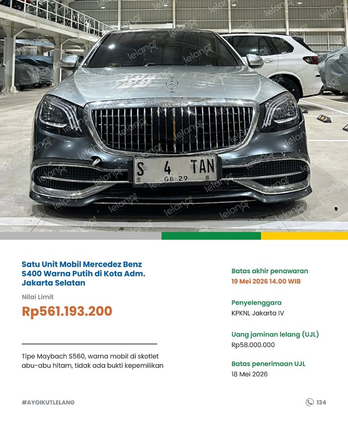 Lelang Mercedes-Maybach