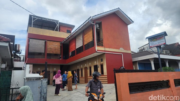 Lokasi kosan tempat ditemukannya pejabat Kementerian HAM ditemukan tewas.
