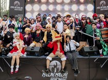 Video Shiena Nisizawa & Daruma Rollin Ramaikan Merah! Merah! Anime Japan!