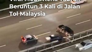Video Mobil Kena Tabrak Beruntun 3 Kali di Jalan Tol Malaysia
