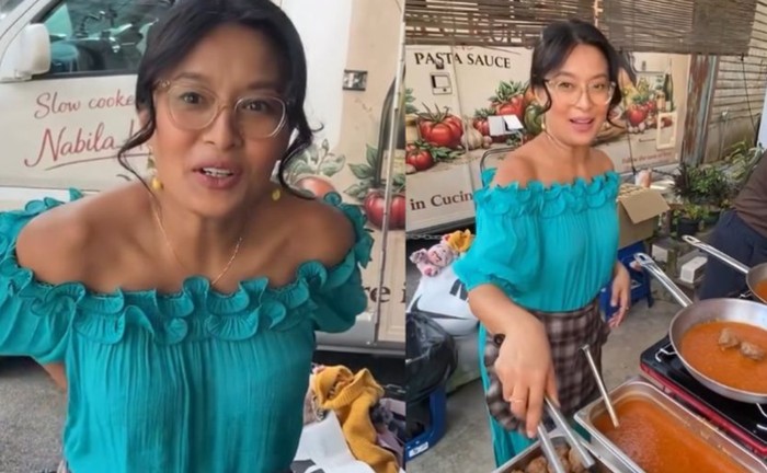 Nabila Huda penjual pasta kaki lima