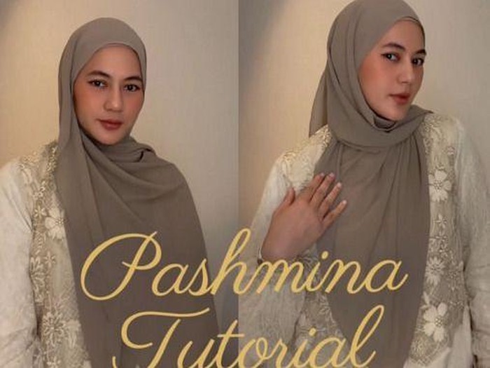 Paula Verhoeven bagikan tiga tutorial hijab pashmina cocok untuk gaya sehari-hari.