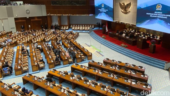 Pembukaan masa sidang DPR (Dwi Rahmawati/detikcom)