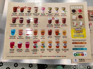 Gerai Minuman Kekinian di Mal Ini Sudah Pakai Nutri Level, Begini Penampakannya
