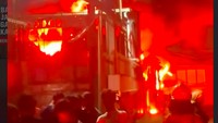 Tersisa Bara dan Gas Beracun Usai Gudang di Jakbar Terbakar Belasan Jam