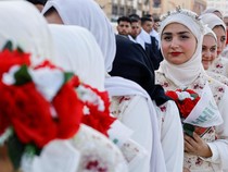 Pernikahan Massal Hadirkan Harapan di Tengah Krisis Gaza