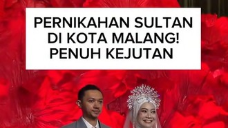 Viral Pernikahan 'Sultan' di Malang, Pengantin Bagi-Bagi Uang ke Tamu