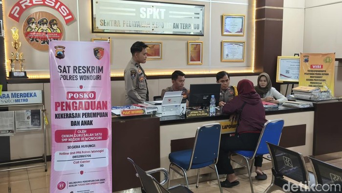 Posko aduan kekeran seksual di unit SPKT Polres Wonogiri, Selasa (12/5/2026).
