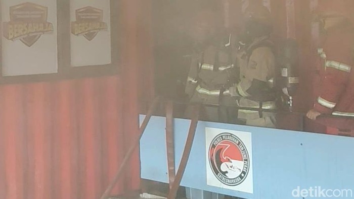 Ruang Arsip Satreskoba Polres Pelabuhan Tanjung Perak Terbakar