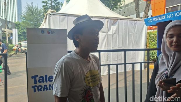 Sejarawan JJ Rizal dalam talk show perayaan HUT DKI Jakarta ke-499 di Rasuna Said, Kuningan, Jaksel, Minggu (10/6/2026).