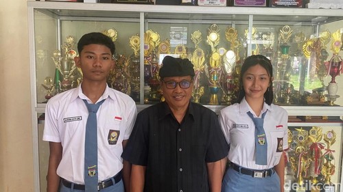 Siswa SMA Negeri 1 Kubu yang lolos seleksi Paskibraka 2026.