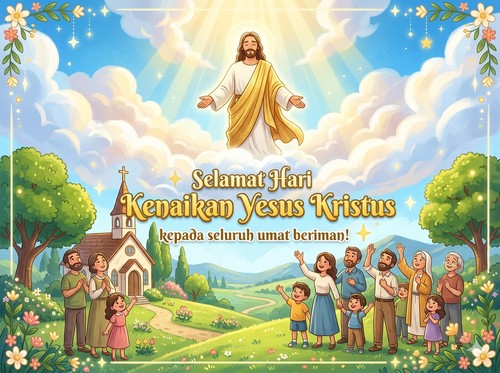 Ucapan Kenaikan Yesus Kristus 2026