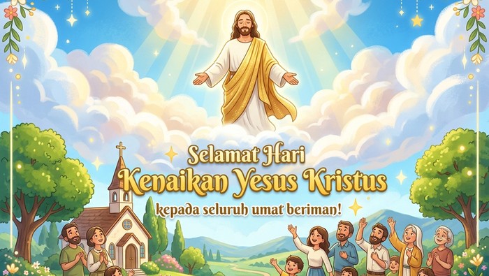 Ucapan Kenaikan Yesus Kristus 2026