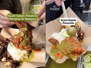 Geger Ayam Gepuk Saus Pistachio di Malaysia, Harganya Rp 98 Ribu!