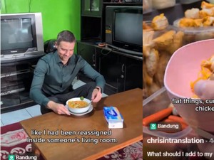 Bule Jerman Review Seblak Bandung, Netizen: Berasa Ditayangin Nat Geo