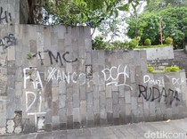 Taman Kota Lumintang Jadi Sasaran Vandalisme-Fasilitas Bermain Dirusak