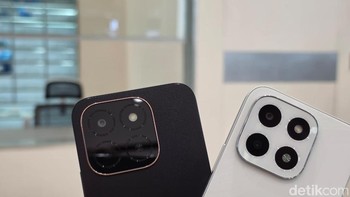 Honor X6c juga dibekali kamera utama 50 MP AI Ultra-Clear serta berbagai fitur AI seperti AI Eraser dan AI Translation untuk membantu editing foto maupun komunikasi lintas bahasa. Foto: Rizqy Nur Amalia