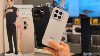 Perangkat ini menjalankan MagicOS 9 berbasis Android 15 dan mendukung jaringan 4G LTE dengan dual-SIM. Foto: Rizqy Nur Amalia