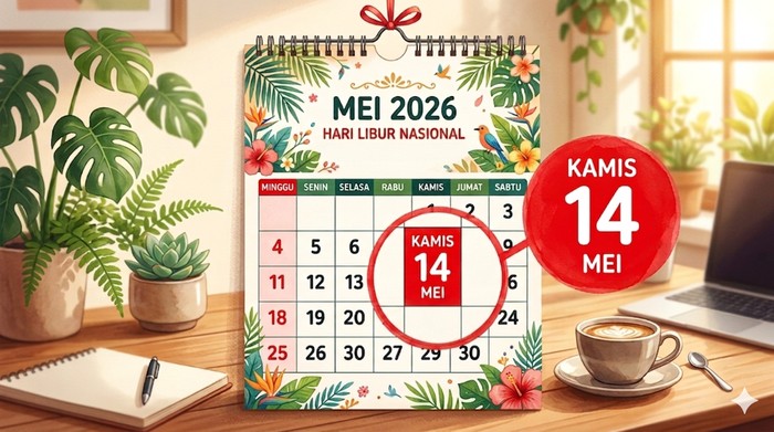 Ilustrasi Libur 14 Mei 2026