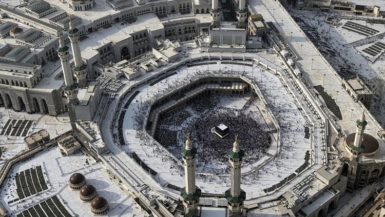 Potret Jemaah Haji Mulai Padati Masjidil Haram