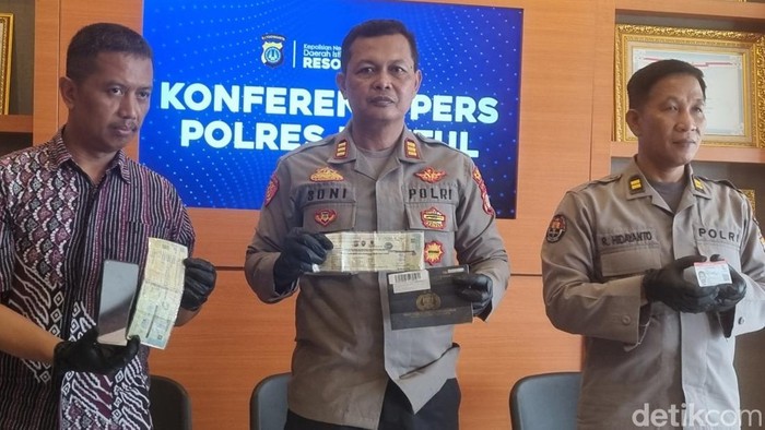 Kapolsek Jetis, AKP Soni Yuniawan saat memberikan keterangan di Polres Bantul, Rabu (13/5/2026).