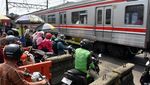 Perlintasan KRL Pasar Anyar Bogor Bersiap Ditutup
