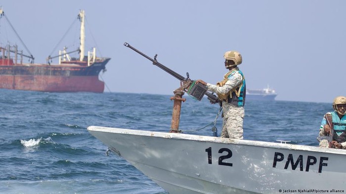 Ilustrasi jalur kapal melintasi perairan Somalia (Foto: DW News)