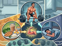 Mana Lebih Efektif dalam Membentuk Otot: Latihan, Pola Makan, atau Tidur Cukup?
