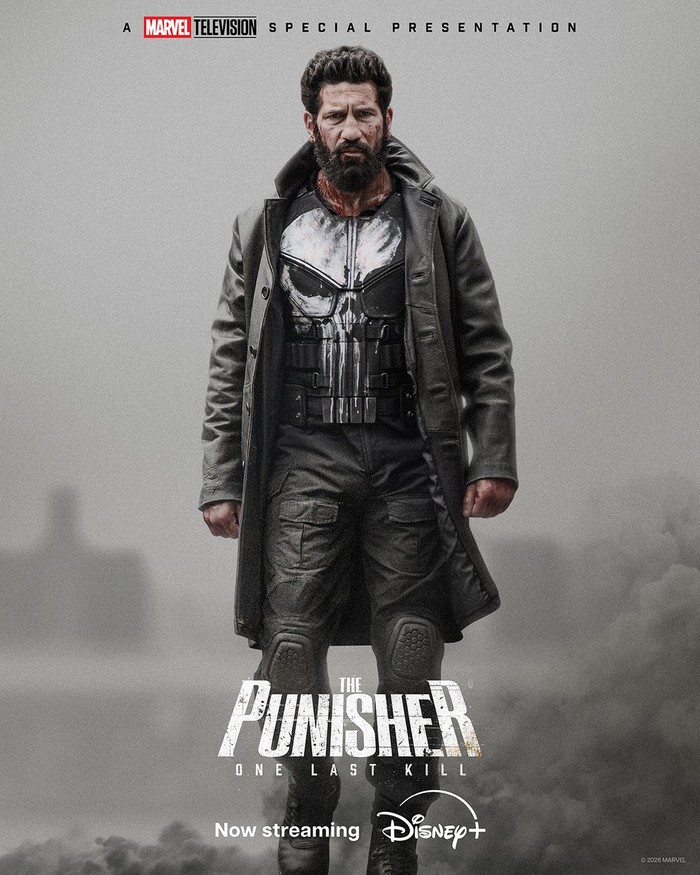 Poster film The Punisher: One Last Kill. (dok.  instagram.com/marvelstudios)