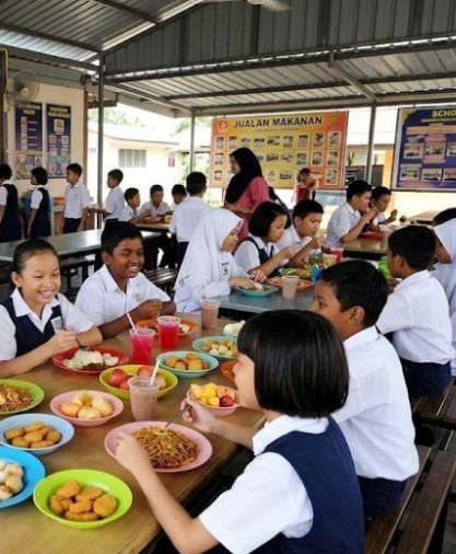 Program 'MBG' Malaysia Disorot, Murid Pilih-pilih Menu hingga Dibuang!