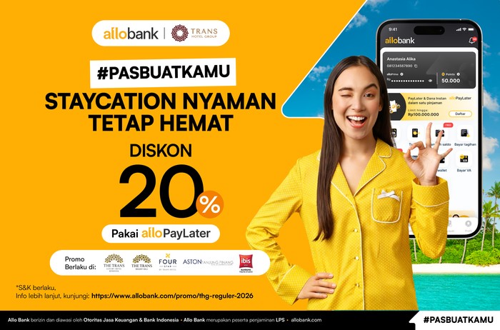 Promo allo paylater staycation