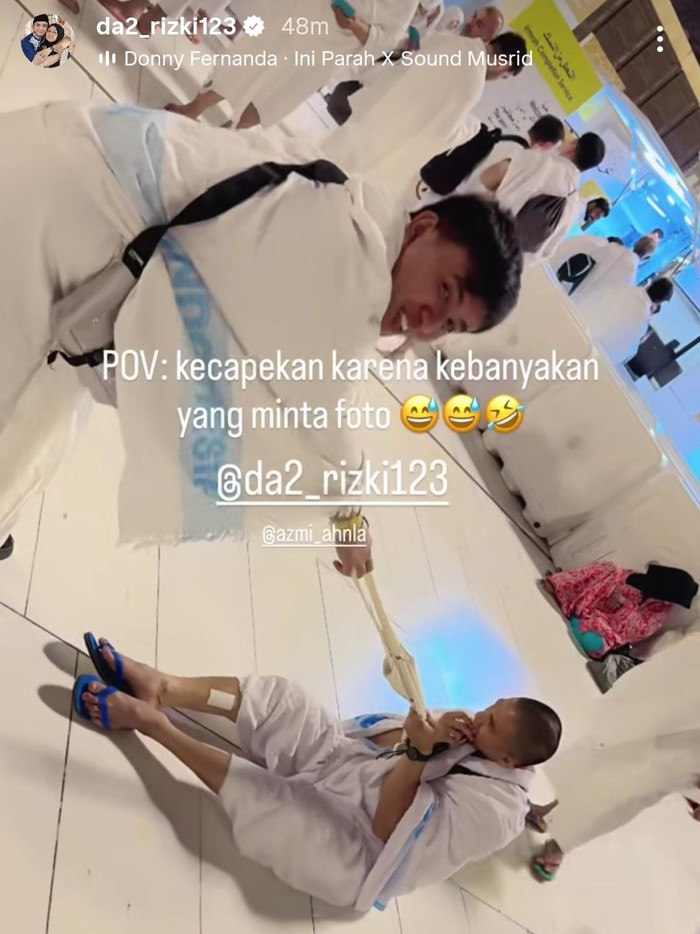 Bersyukur Rizki DA Sudah di Makkah Jelang Haji