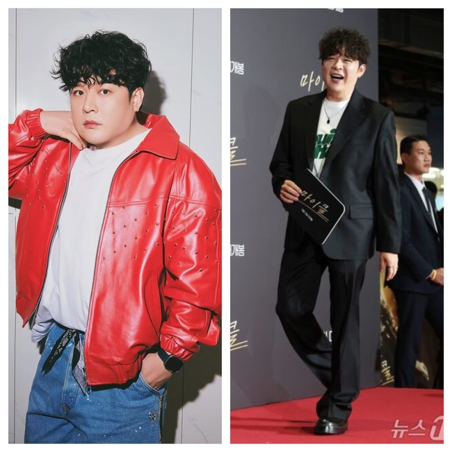 Saat tampil di acara televisi KBS2 Problem Child in House pada Juli tahun lalu, Shindong mengatakan bahwa berat badannya turun dari 116 kilogram menjadi 79 kilogram. Ia mencoba mempertahankan bentuk tubuhnya sejak itu. Bahkan memakai obat suntikan pelangsing Wegovy untuk mencegah kenaikan berat badan. Foto: Dok. Koreaboo, Instagram Shindong