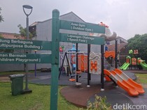 Taman Dafici, Skatepark-nya Jadi Perosotan Raksasa Saat Hujan