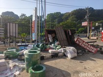 Kecelakaan Lagi di Tanjakan Silayur Semarang! Truk Gasak SPBU hingga Terguling