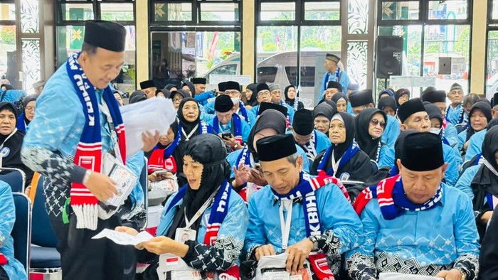 Kloter terakhir jemaah haji Embarkasi Palembang.