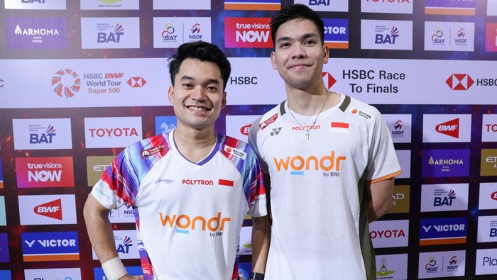 Leo Rolly Carnando/Daniel Marthin menembus perempatfinal Thailand Open 2026