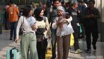 Long Weekend, Stasiun Senen Dipadati Penumpang