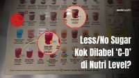 Nutri Level Mulai Diterapkan, Kenapa Ada Minuman 'Less Sugar' Masuk Kategori C-D?