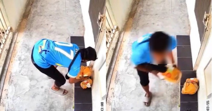 Aksi Kurir Curi Makanan Pelanggan Viral, Alasannya Bikin Netizen Heboh